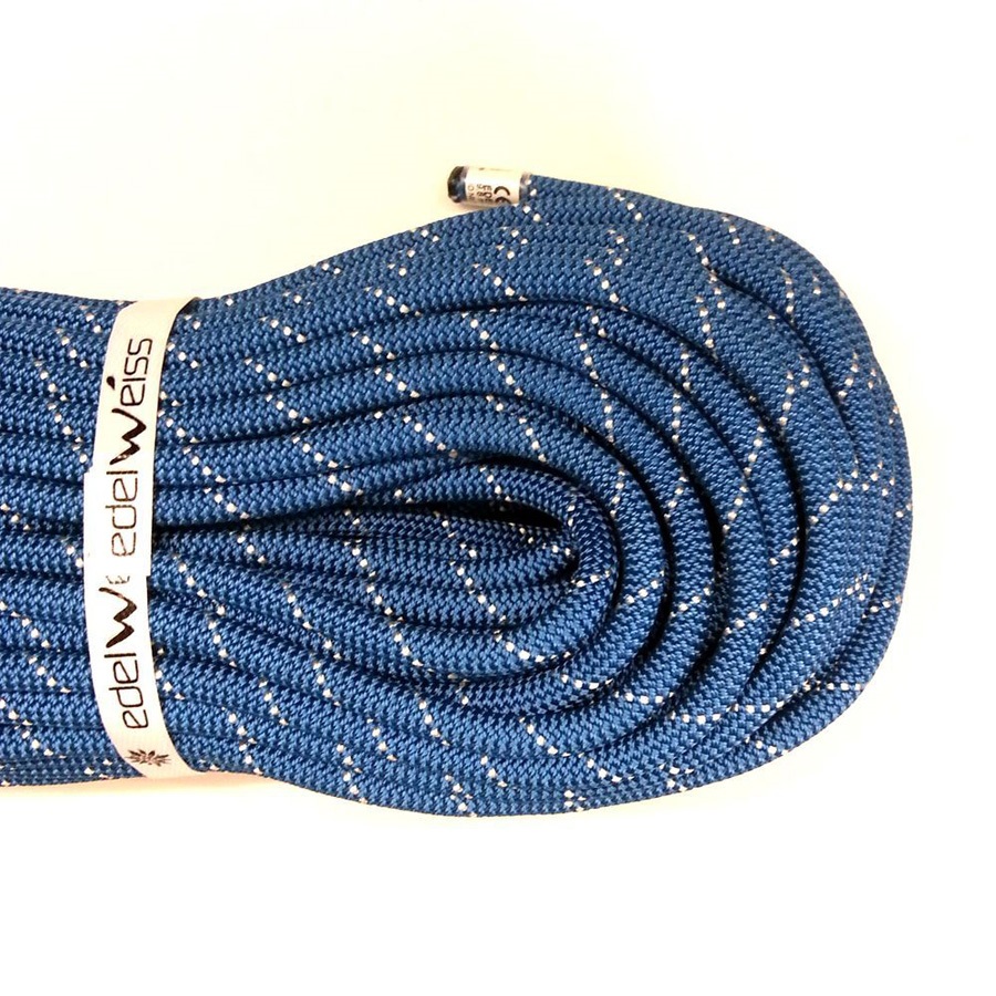 Edelweiss Rocklight II Rock Climbing Rope 9.8mm X 40m, Blue & Yellow